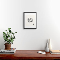 5-star hotel Framed Art Print
