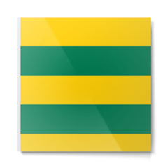 1970s Retro Stripes Metal Print