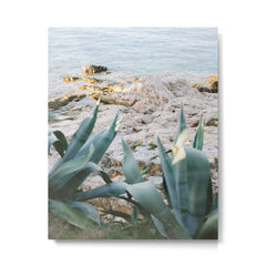 A few steps from the ocean | Fine art Croatia travel photography print | Coastal sea wall art Metal Print