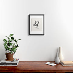 333 Poster Framed Art Print