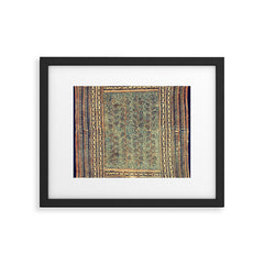 18th Century Indian Tree Textile Digital Art Painting Framed Art Print