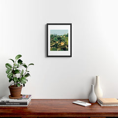 A Field of Prickly Pear Cactus Framed Art Print