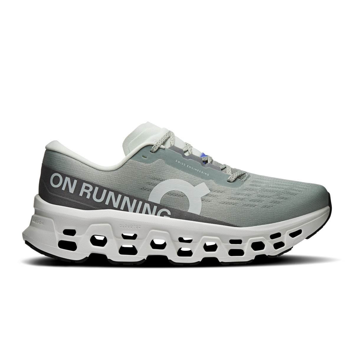 On Running Men's Cloudmonster 3 Shoes - Tin / Ivory