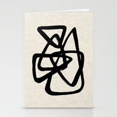 A Family Of Five Stationery Card