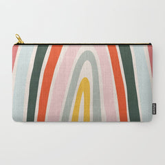 70s Vintage Rainbow Carry All Pouch