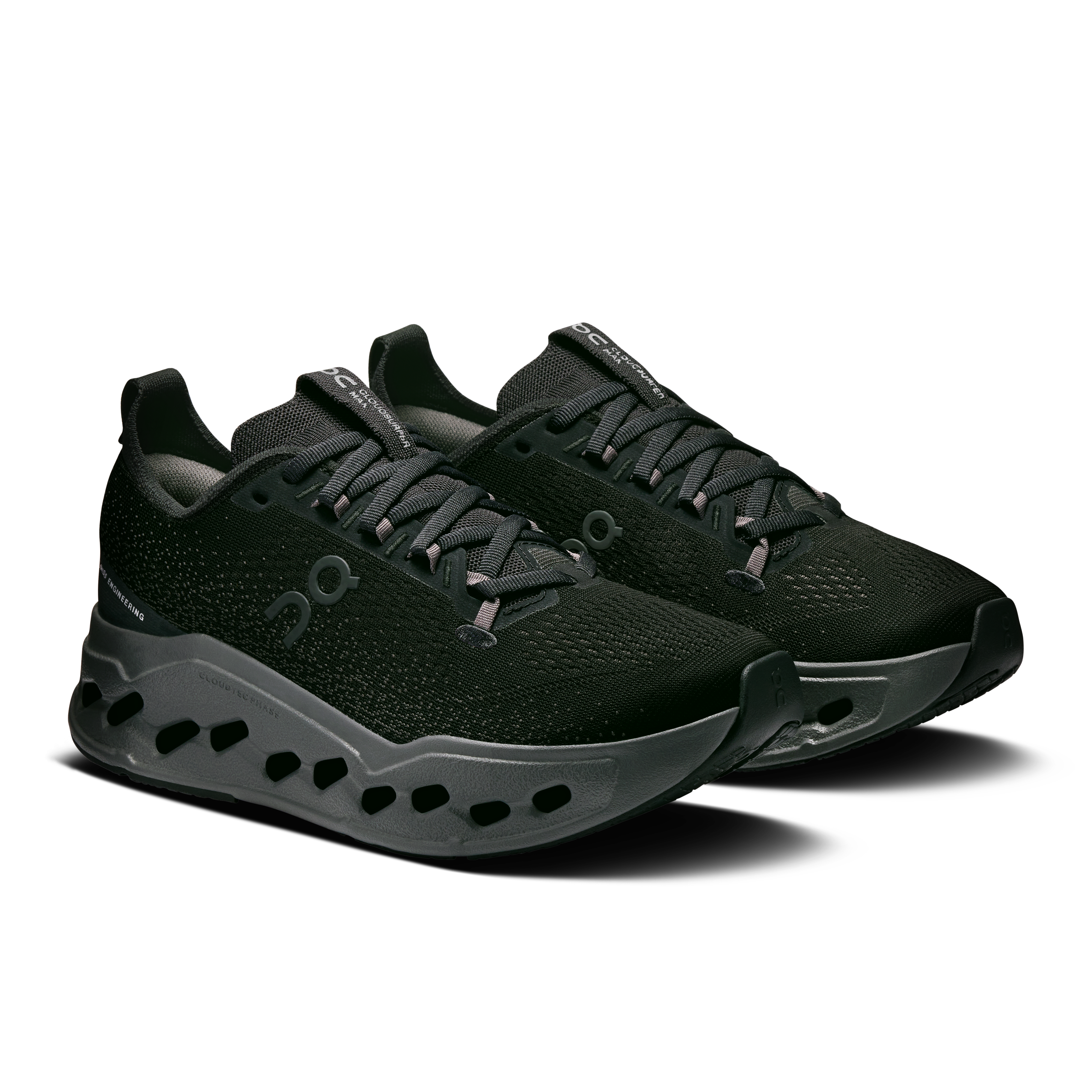On Running Women's Cloudsurfer Max Wide Shoes - Black / Eclipse