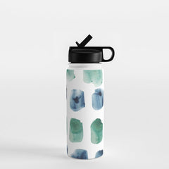 17  Minimalist Art 220419 Abstract Expressionism Watercolor Painting Valourine Design  Water Bottle