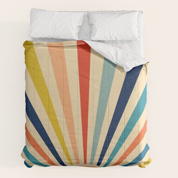 60s retro sun  Comforter