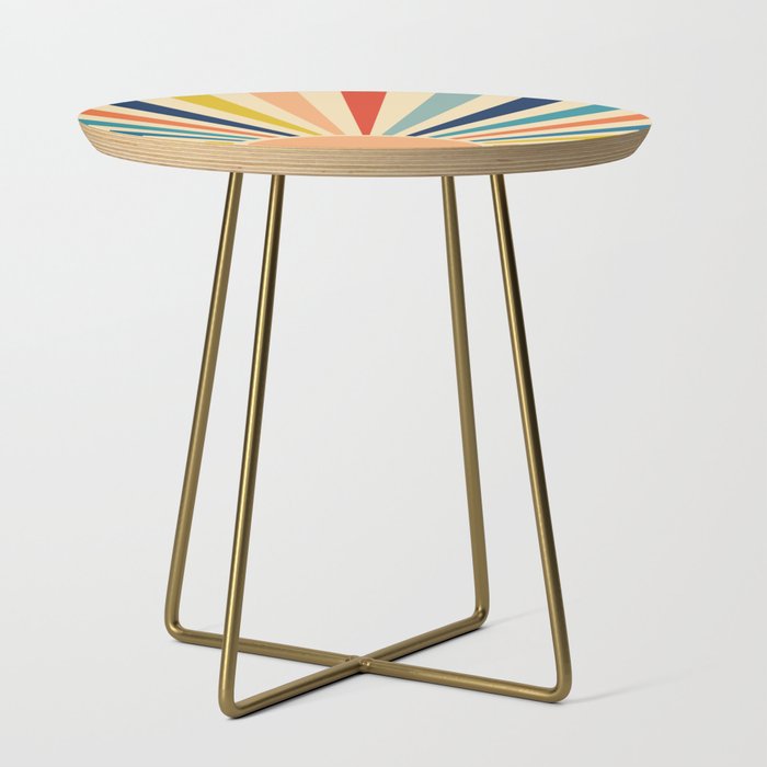 60s retro sun  Side Table