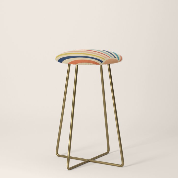 60s retro sun  Stool