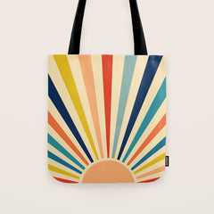60s retro sun  Tote Bag