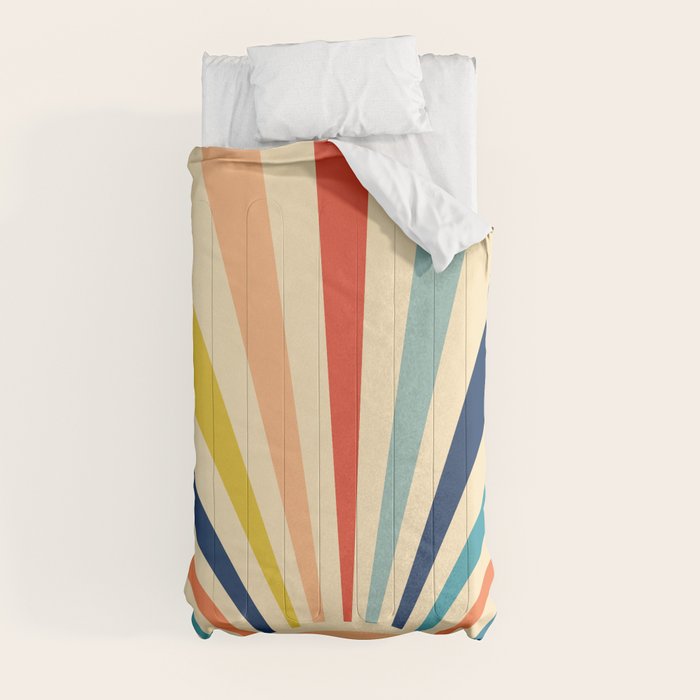 60s retro sun  Comforter