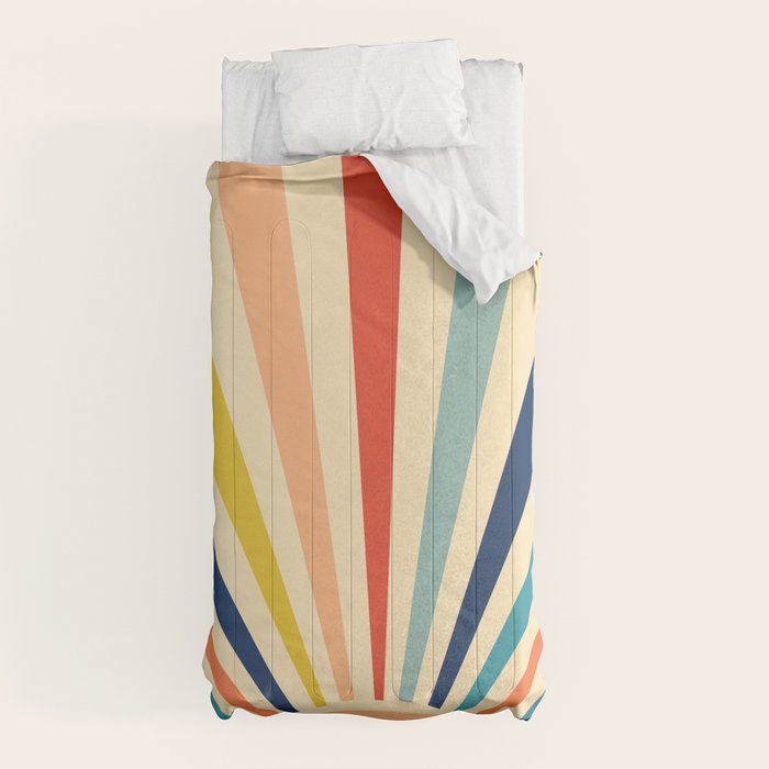 60s retro sun  Comforter