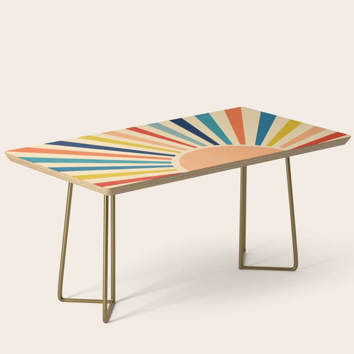 60s retro sun  Coffee Table