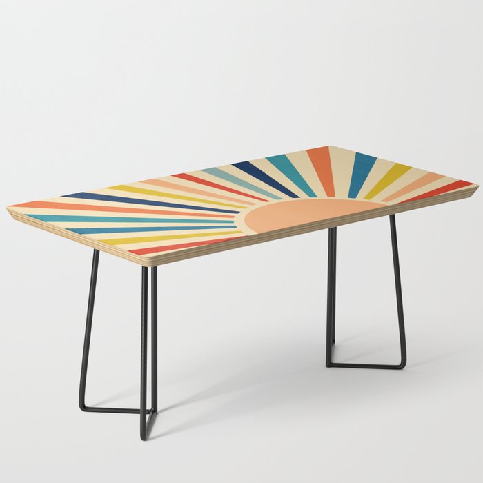 60s retro sun  Coffee Table