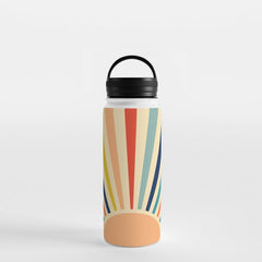 60s retro sun  Water Bottle