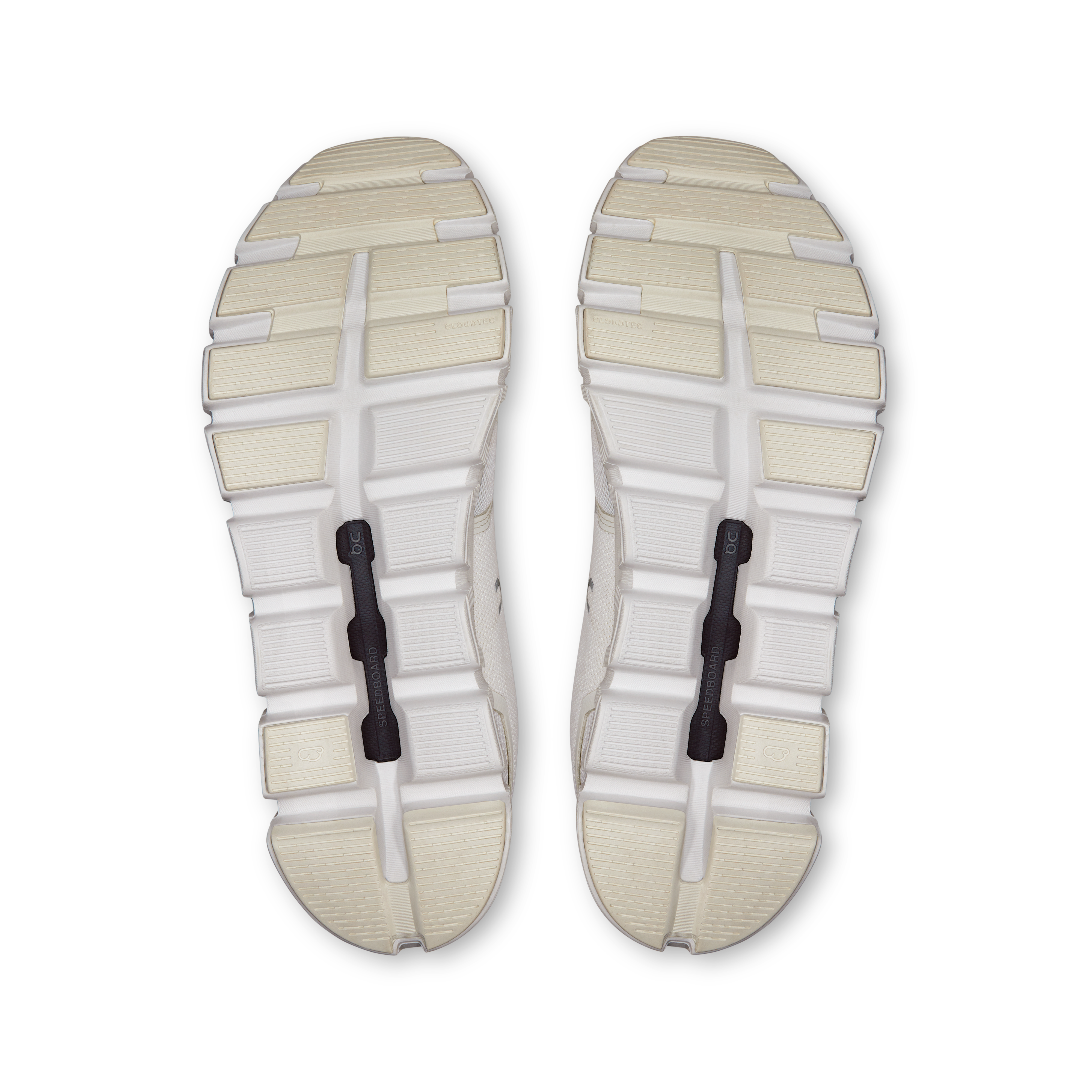 On Running Men's Cloud 6 Wide Shoes - White / White