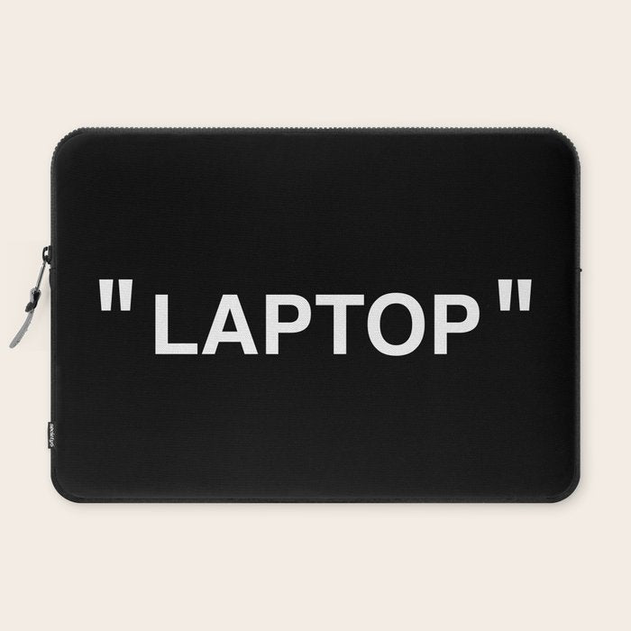 " Art " (Negative) Laptop Sleeve