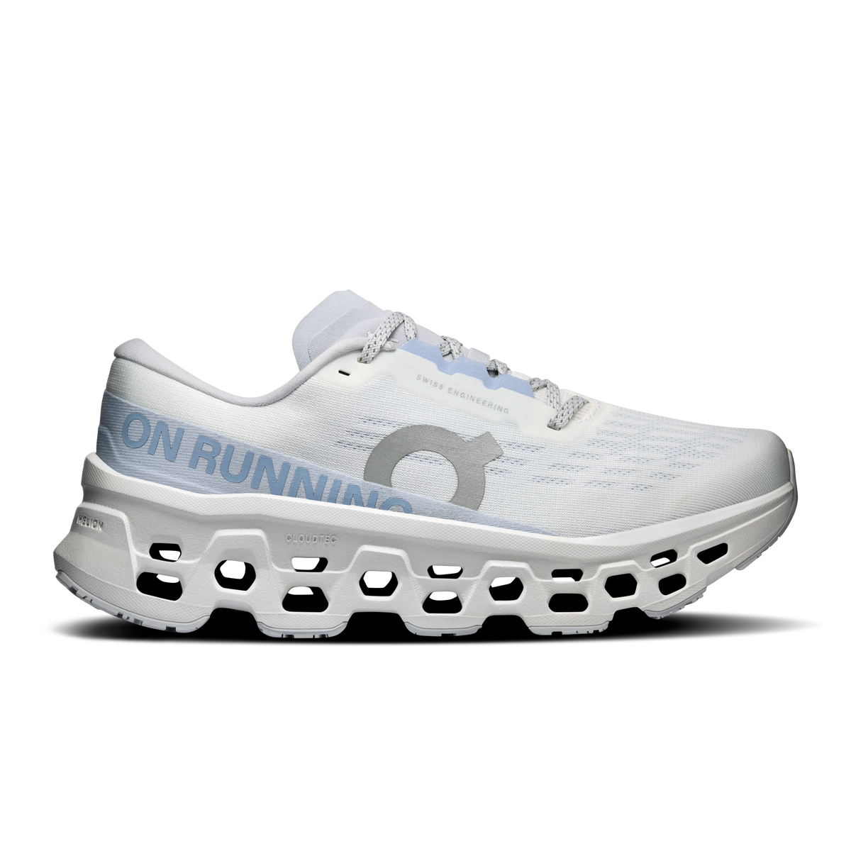 On Running Women's Cloudmonster 3 Shoes - White / Frost
