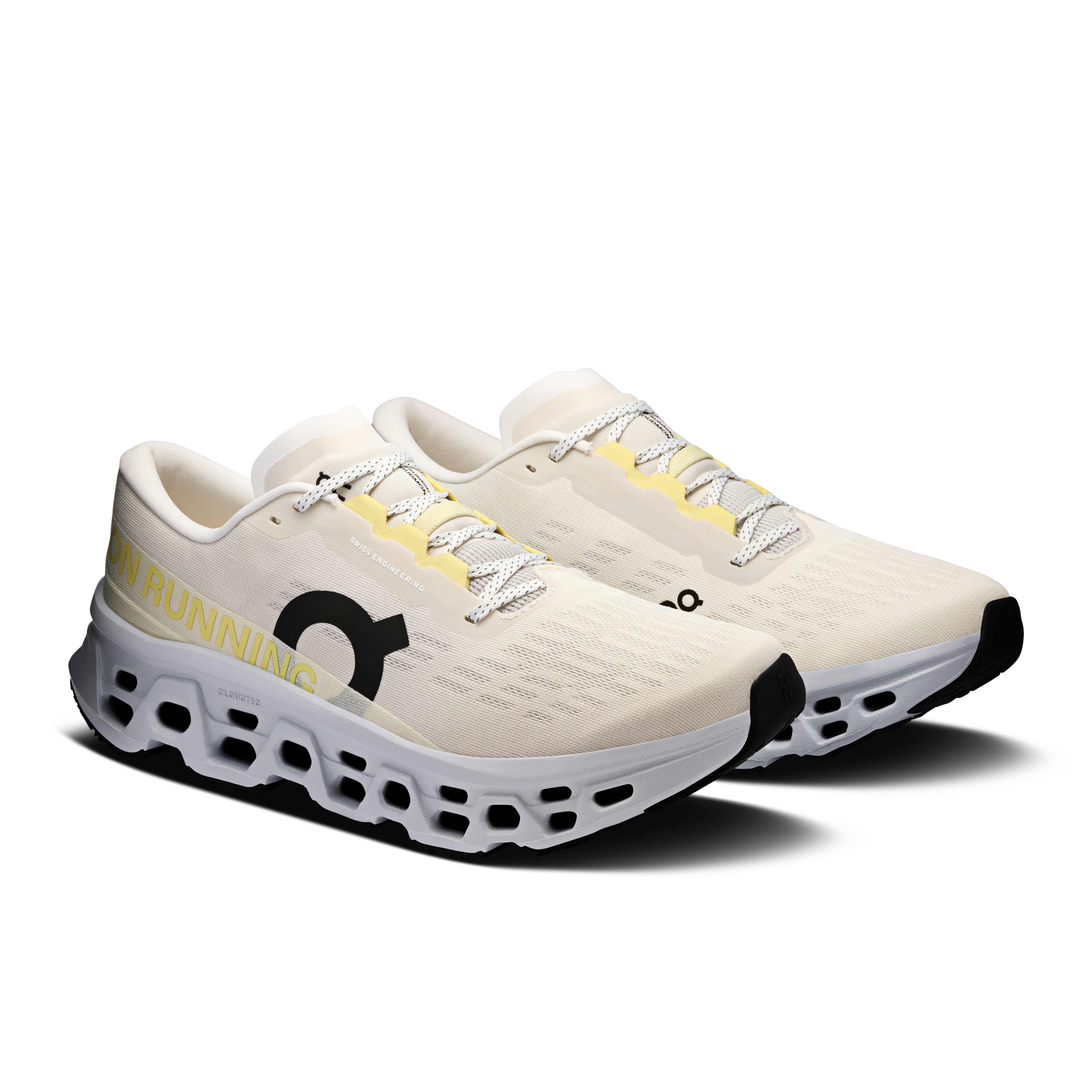 On Running Men's Cloudmonster 3 Shoes - Ghost / Glacier