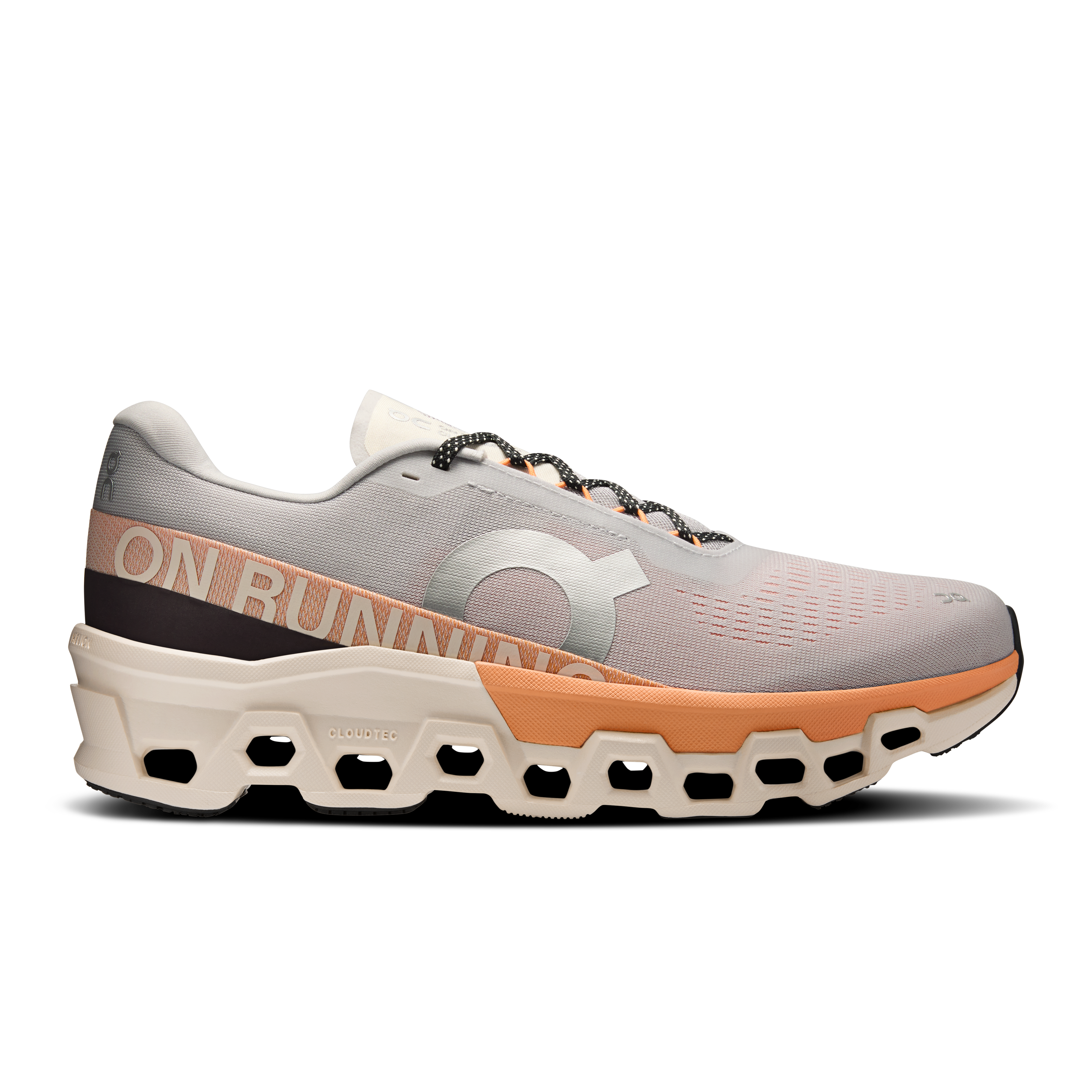 On Running Men's Cloudmonster 2 Shoes - Glacier / Tangerine