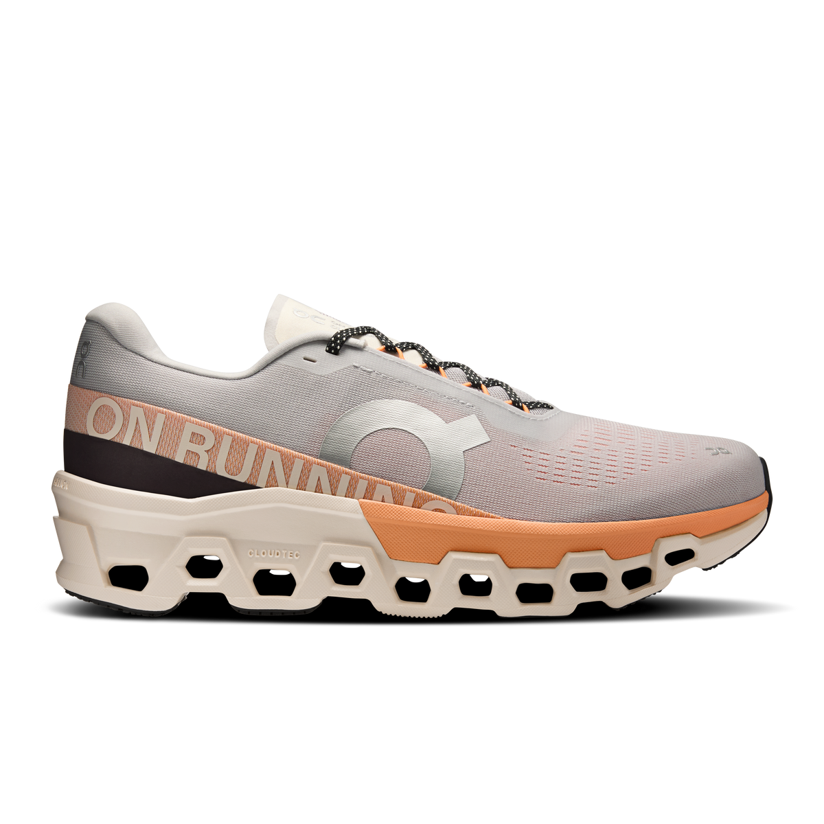 On Running Men's Cloudmonster 2 Shoes - Glacier / Tangerine