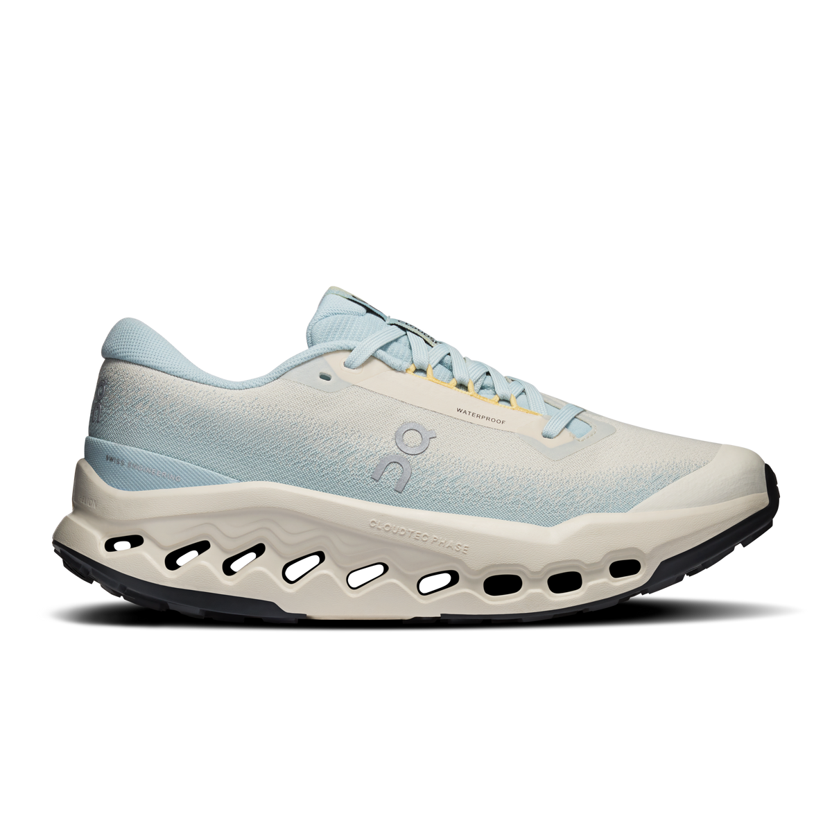 On Running Women's Cloudsurfer Trail 2 Waterproof Shoes - Grain / Brook