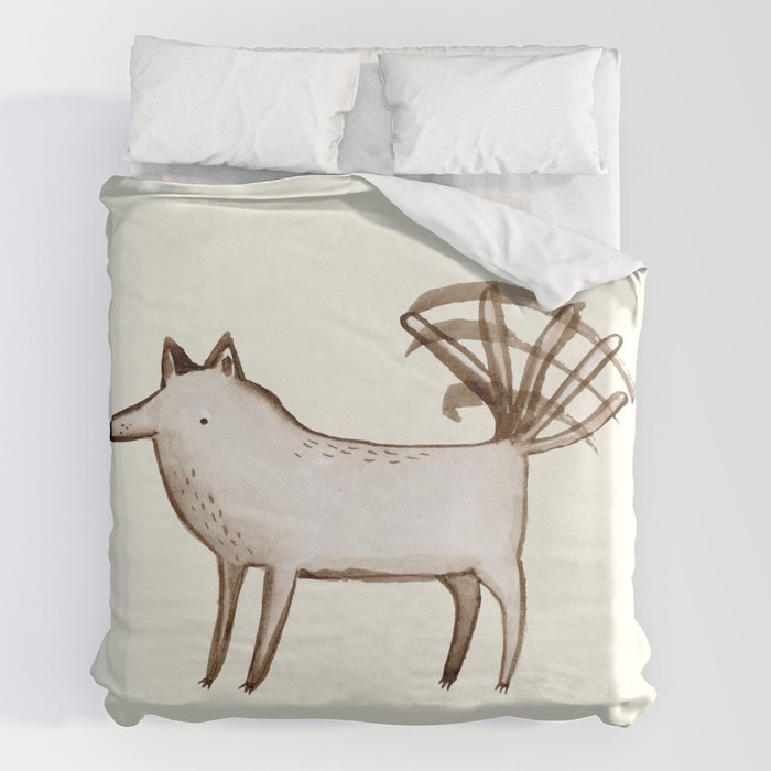 "I'm So Happy" - Dog Duvet Cover