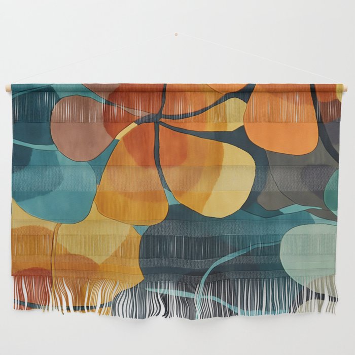 A Floral Palette of Colorful Petals Wall Hanging