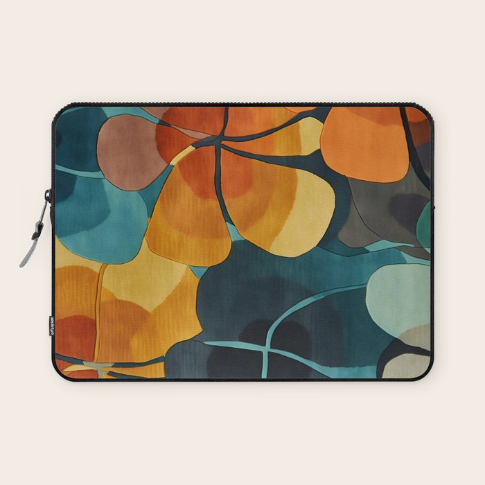 A Floral Palette of Colorful Petals Laptop Sleeve