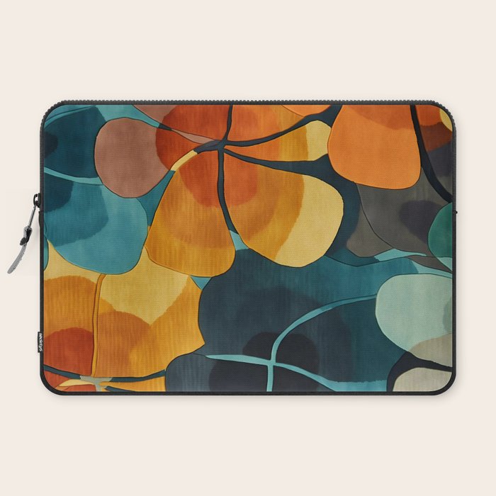 A Floral Palette of Colorful Petals Laptop Sleeve