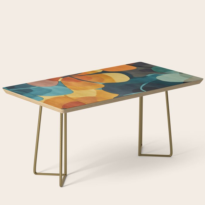 A Floral Palette of Colorful Petals Coffee Table