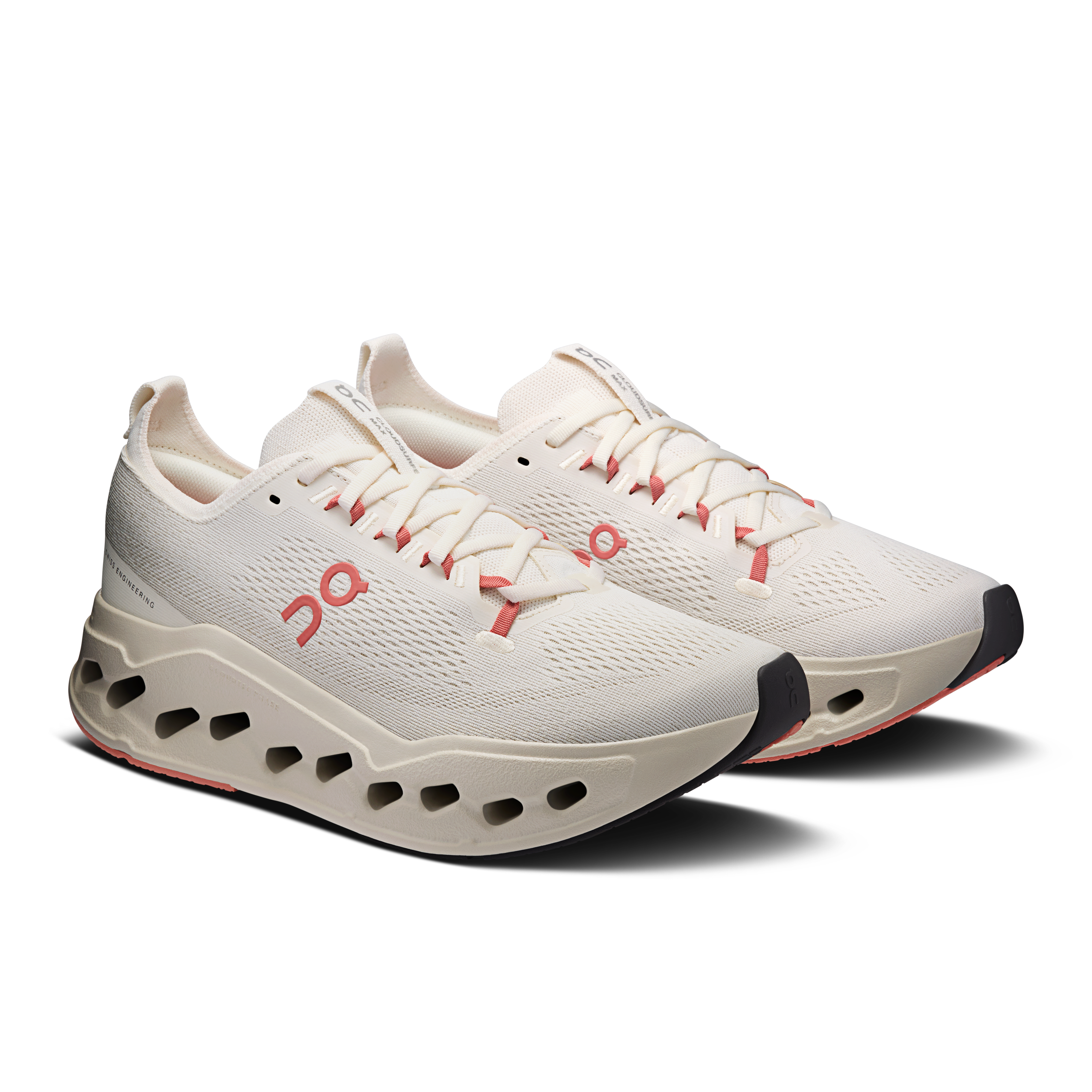 On Running Men's Cloudsurfer Max Shoes - Ivory / Dustrose