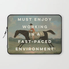 A Fast-Paced Environment Laptop Sleeve