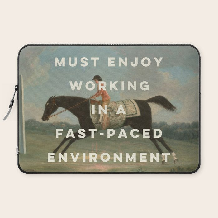 A Fast-Paced Environment Laptop Sleeve