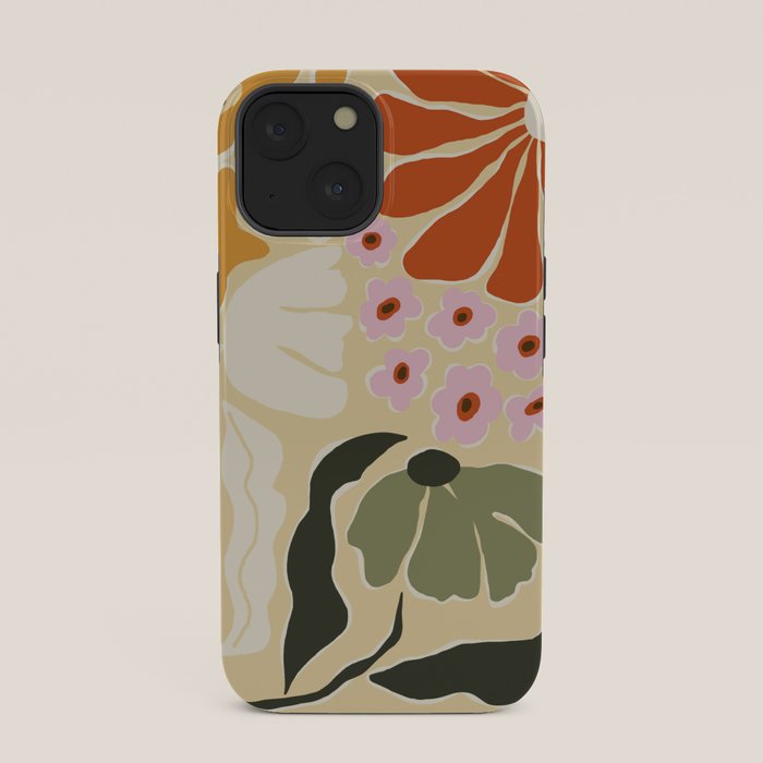 70s tropical fun flower iPhone Case