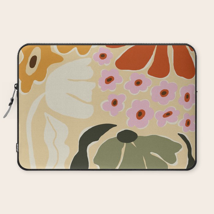 70s tropical fun flower Laptop Sleeve