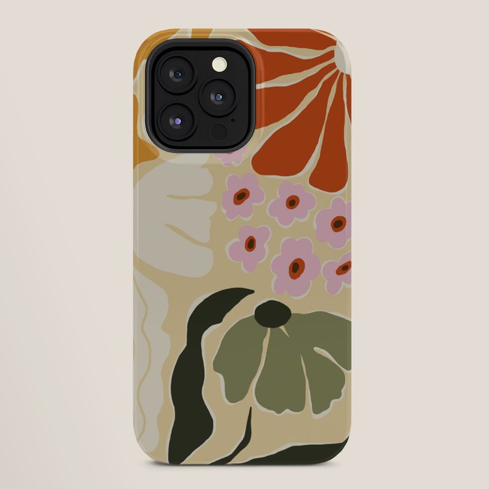 70s tropical fun flower iPhone Case