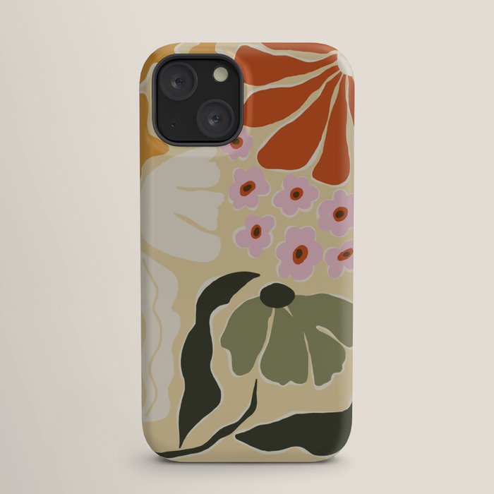 70s tropical fun flower iPhone Case
