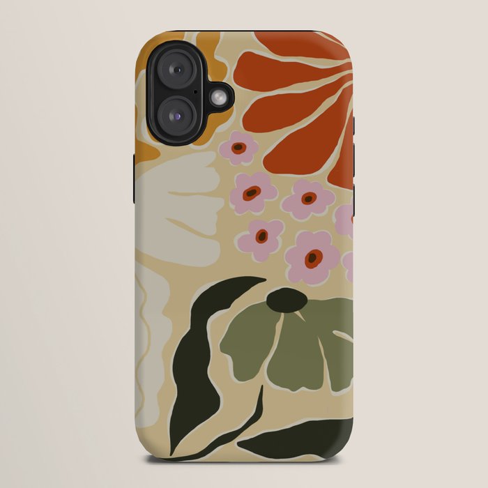 70s tropical fun flower iPhone Case