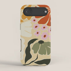 70s tropical fun flower iPhone Case