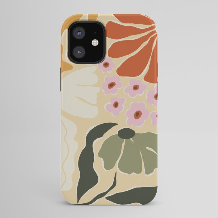 70s tropical fun flower iPhone Case