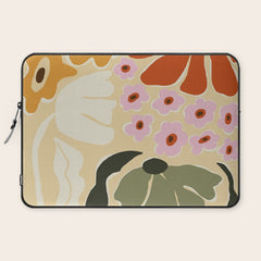 70s tropical fun flower Laptop Sleeve