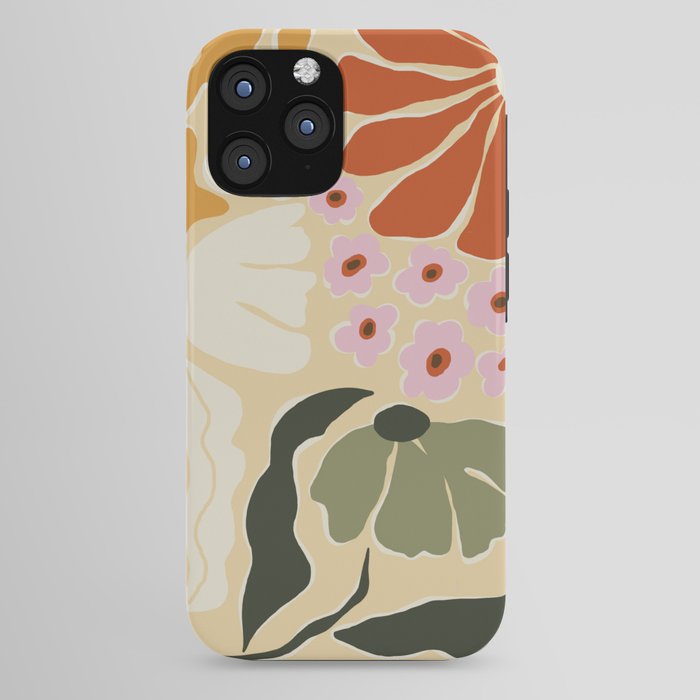 70s tropical fun flower iPhone Case