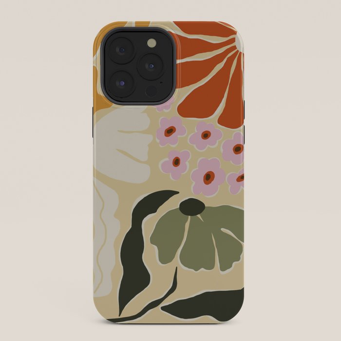70s tropical fun flower iPhone Case