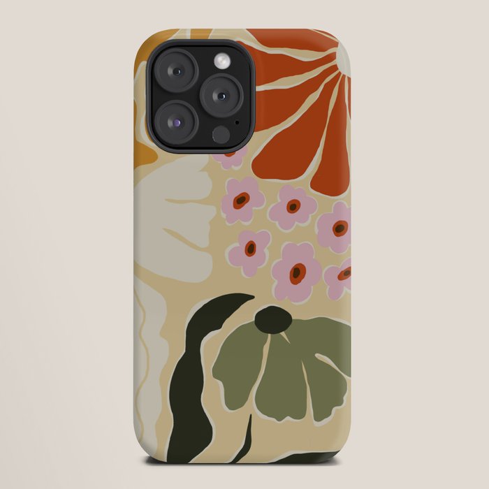 70s tropical fun flower iPhone Case
