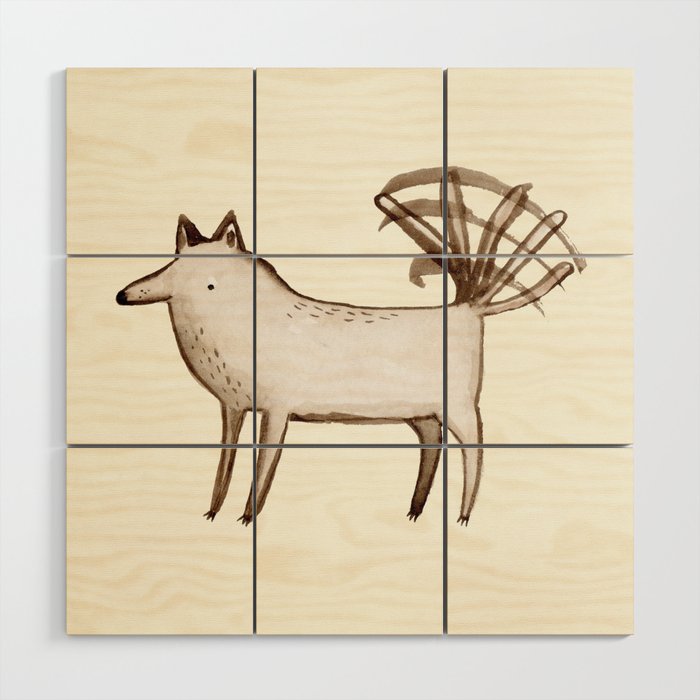 "I'm So Happy" - Dog Wood Wall Art