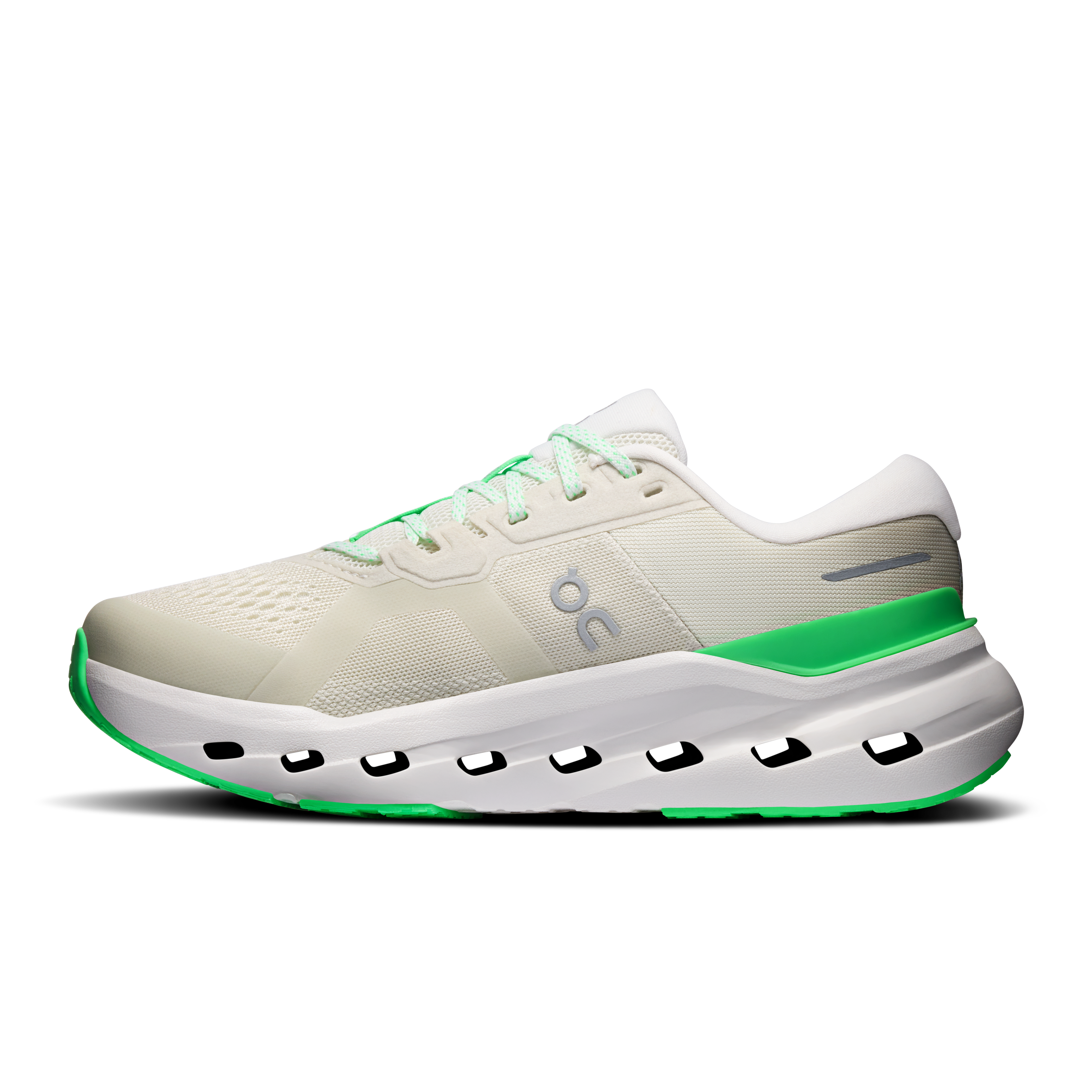 On Running Women's Cloudrunner 3 Wide Shoes - Ghost / Verdite