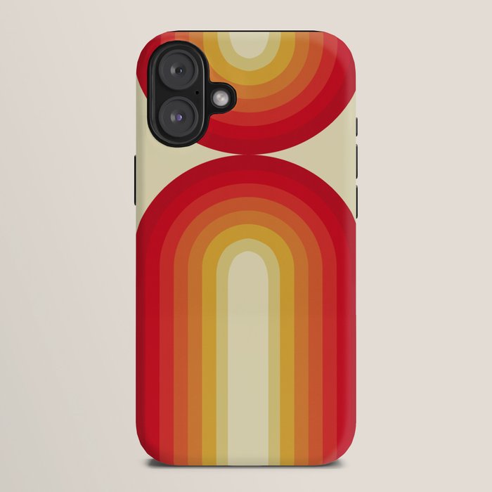 70s Retro Sun iPhone Case