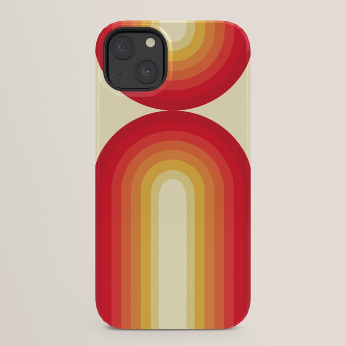 70s Retro Sun iPhone Case
